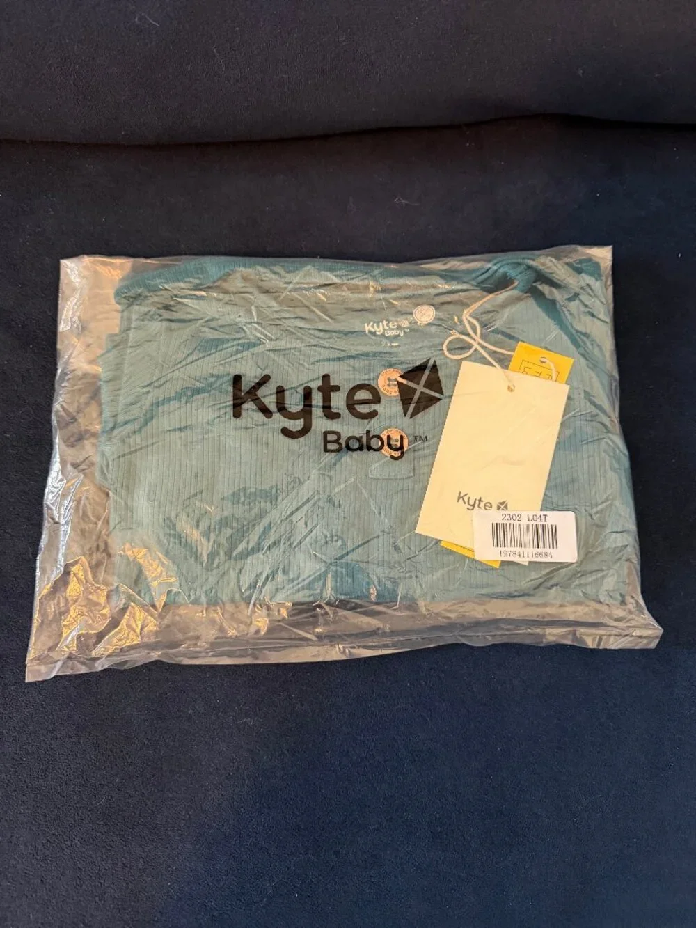 New w/ Tags - Kyte Baby Ribbed Henley Set in Loch-  4T